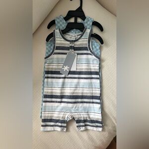 NWT Splendid Kids Striped Blue and Gray Tank Top